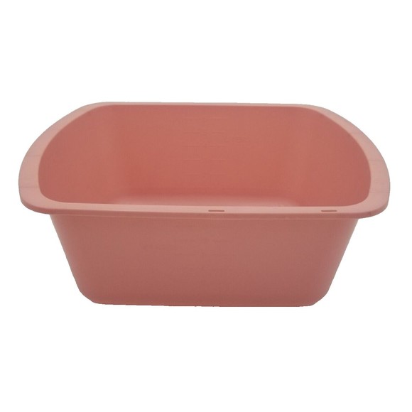 Medegen Wash Basin, Plastic, 7 Quart, Rectangle - Dusty Rose - 1 Count - Picture 1 of 3